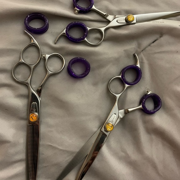 Kenchii Grooming 7” three ring handle set T3 - Picture 17 of 17